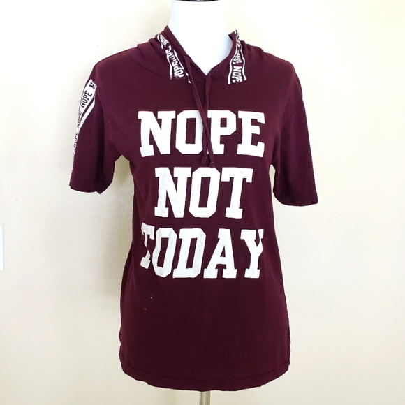 Nope Not Today 100% Cotton Graphic Tshirt
